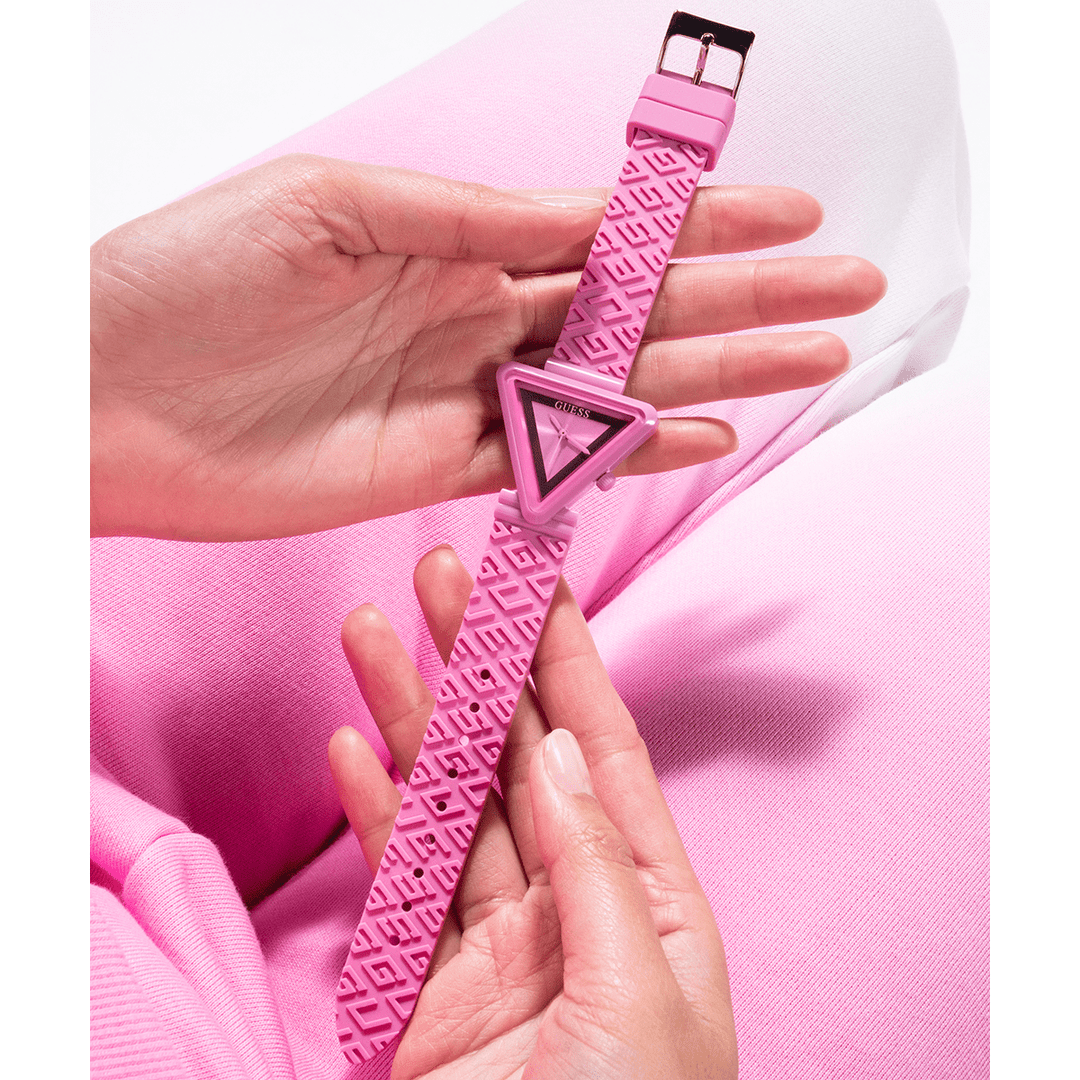 GUESS Ladies Pink Analog Watch