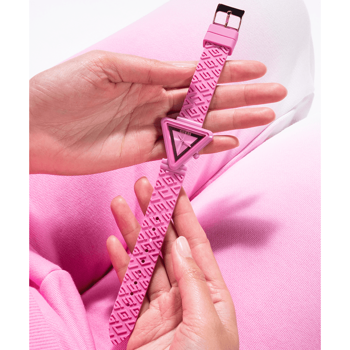 GUESS Ladies Pink Analog Watch