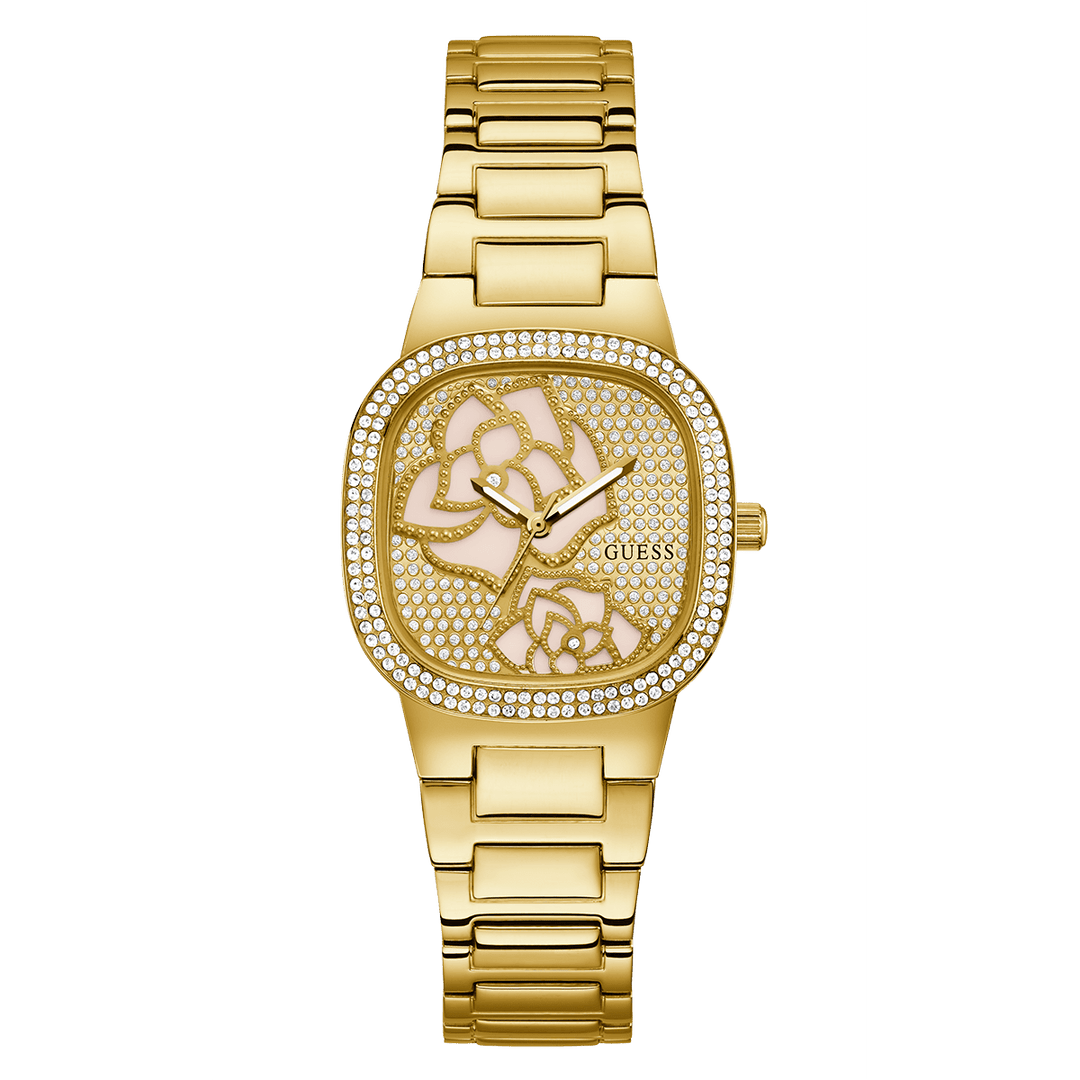 GUESS Ladies Gold Tone Analog Watch