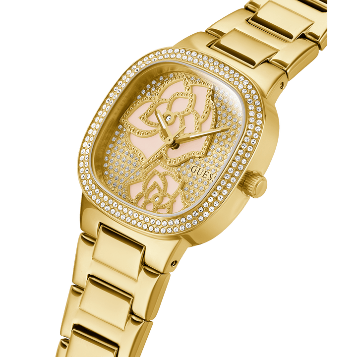 GUESS Ladies Gold Tone Analog Watch
