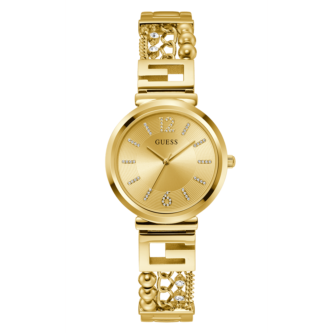 GUESS Ladies Gold Tone Analog Watch