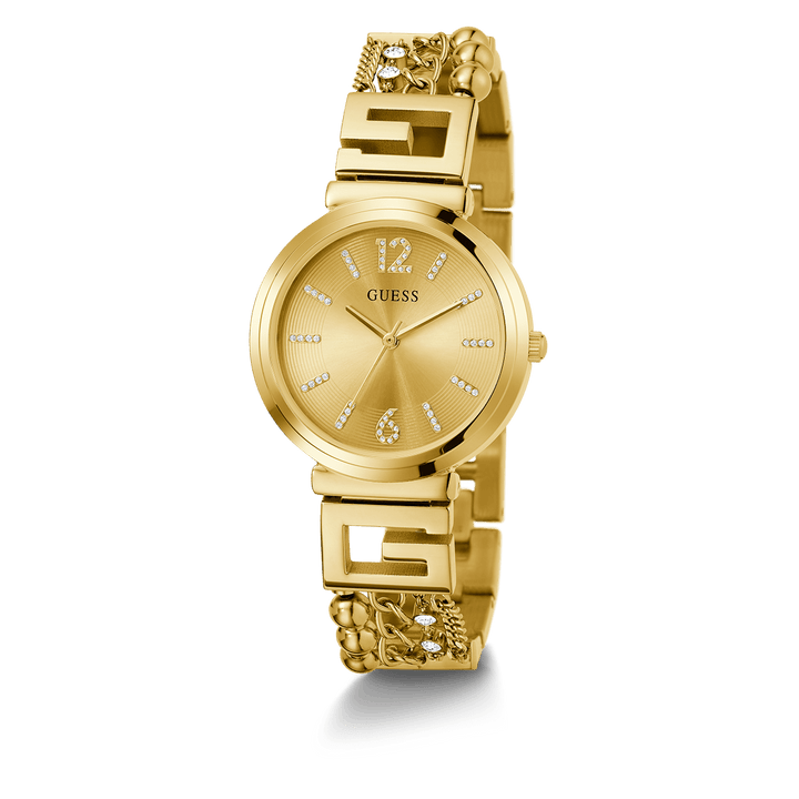 GUESS Ladies Gold Tone Analog Watch