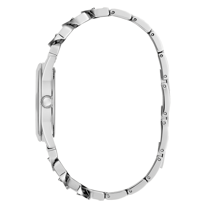 GUESS Ladies Silver Tone Analog Watch