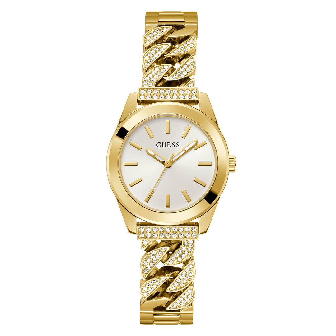 GUESS Ladies Gold Tone Analog Watch