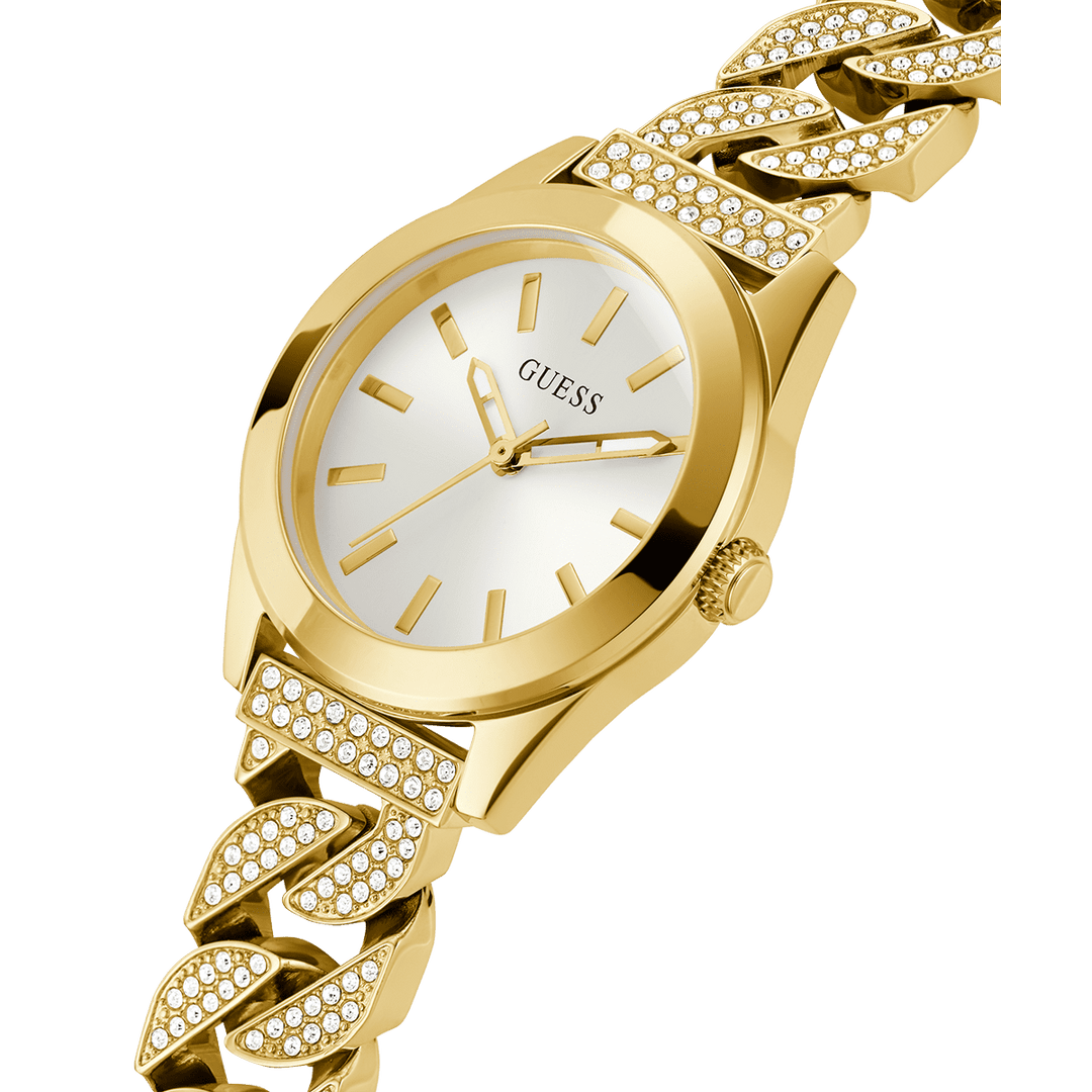 GUESS Ladies Gold Tone Analog Watch