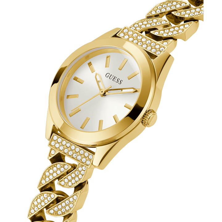 GUESS Ladies Gold Tone Analog Watch