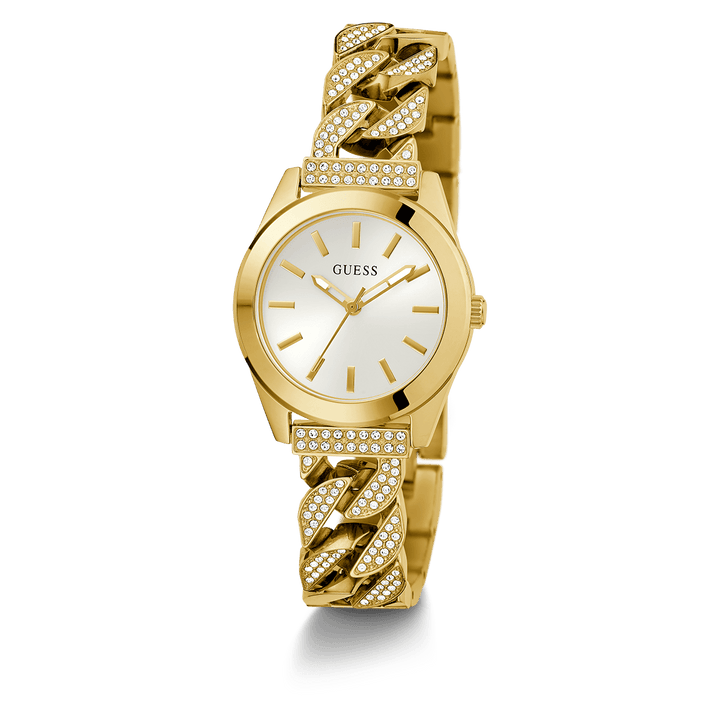 GUESS Ladies Gold Tone Analog Watch