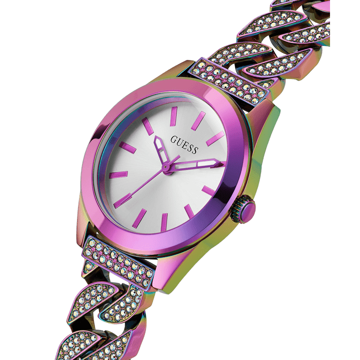 GUESS Ladies Iridescent Analog Watch