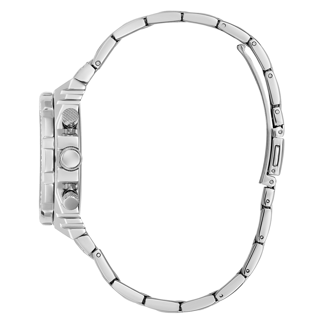 GUESS Ladies Silver Tone Multi-Function Watch