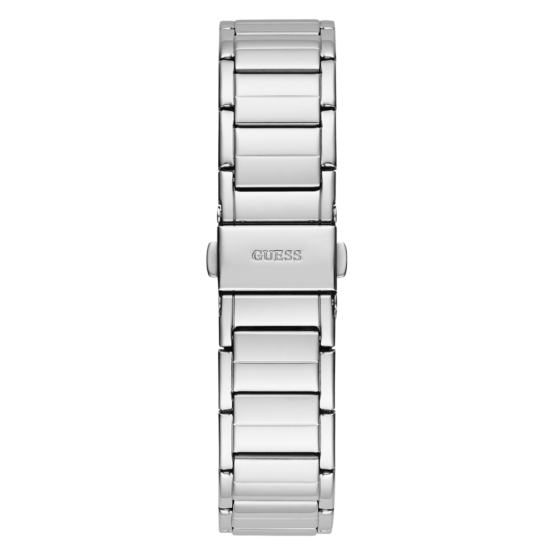 GUESS Ladies Silver Tone Multi-Function Watch