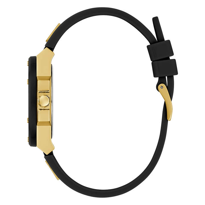 GUESS Ladies Black 2-Tone Analog Watch