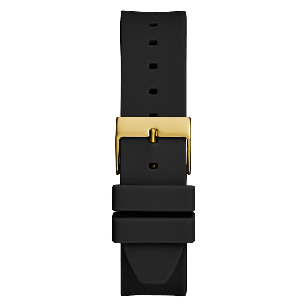 GUESS Ladies Black 2-Tone Analog Watch