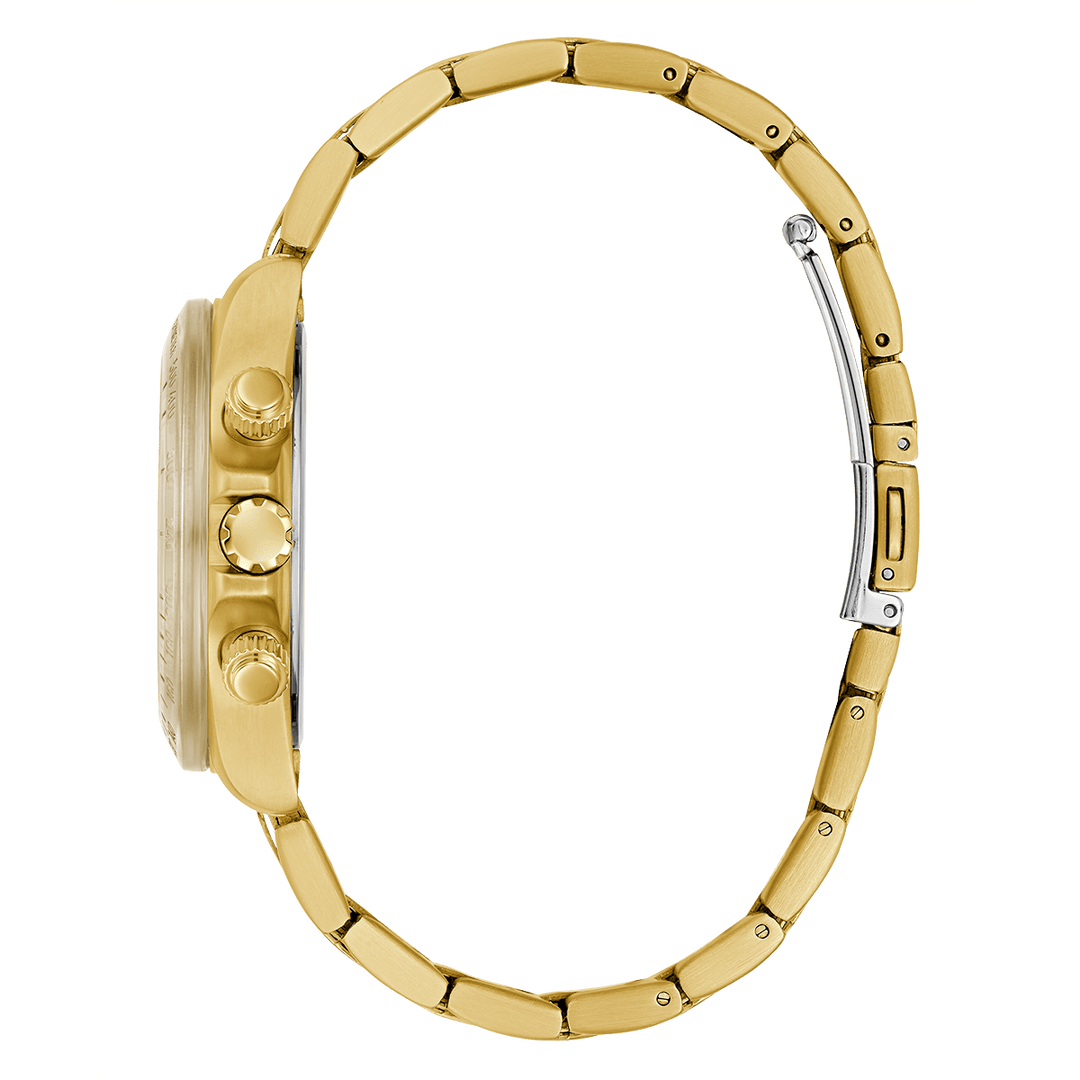 GUESS Ladies Gold Tone 2-Tone Analog Watch