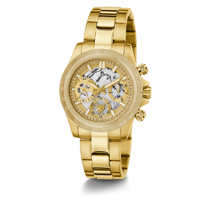 GUESS Ladies Gold Tone 2-Tone Analog Watch