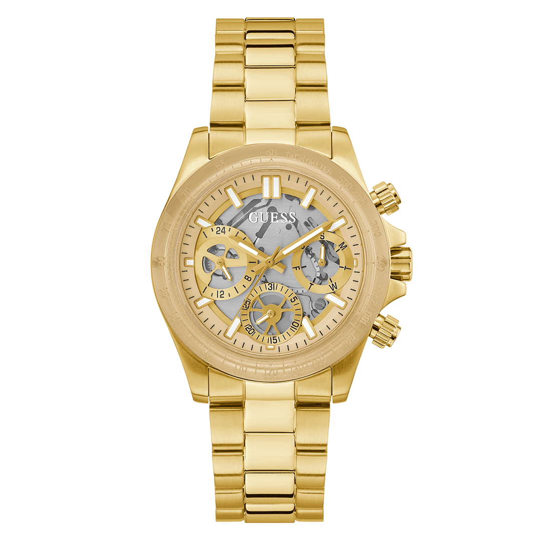 GUESS Ladies Gold Tone 2-Tone Analog Watch
