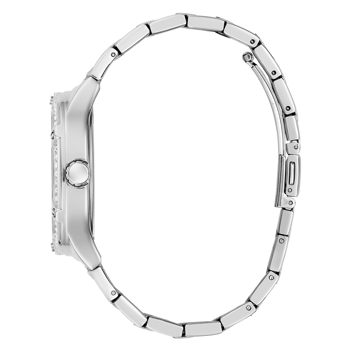 GUESS Ladies Silver Tone Multi-Function Watch