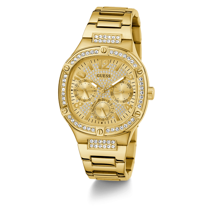 GUESS Ladies Gold Tone Multi-Function Watch