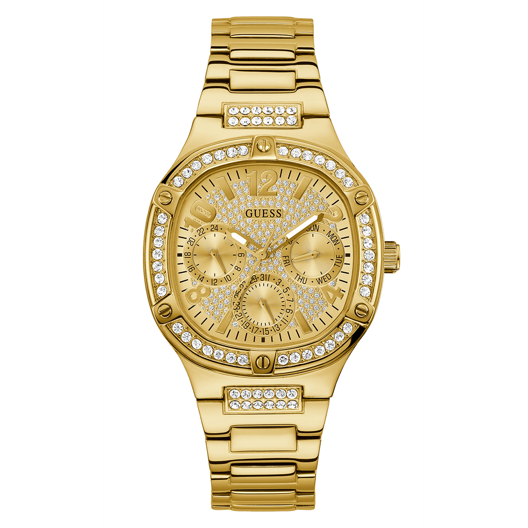 GUESS Ladies Gold Tone Multi-Function Watch