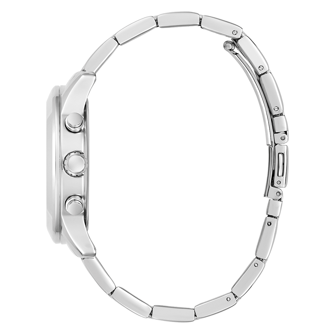 GUESS Ladies Silver Tone Multi-Function Watch