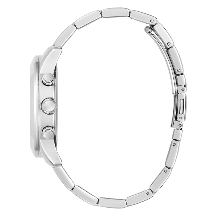 GUESS Ladies Silver Tone Multi-Function Watch