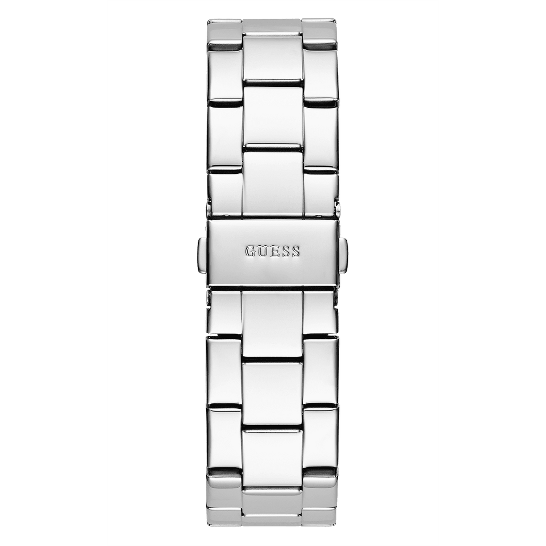 GUESS Ladies Silver Tone Multi-Function Watch