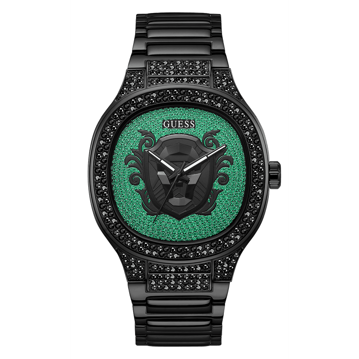 GUESS Mens Black Analog Watch