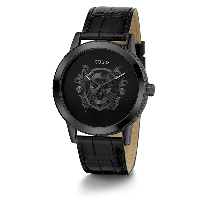 GUESS Mens Black Analog Watch