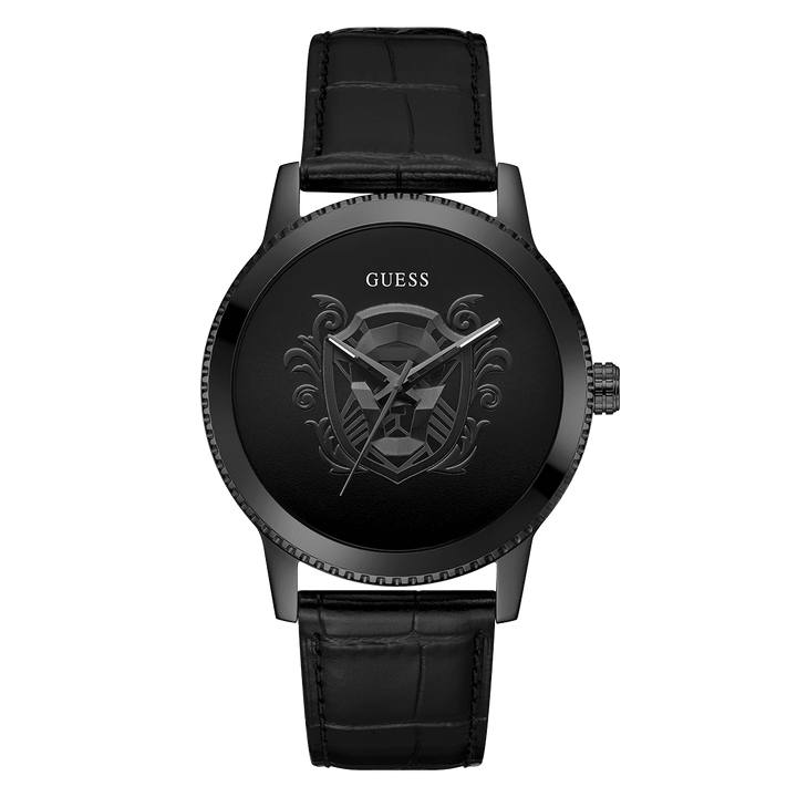 GUESS Mens Black Analog Watch