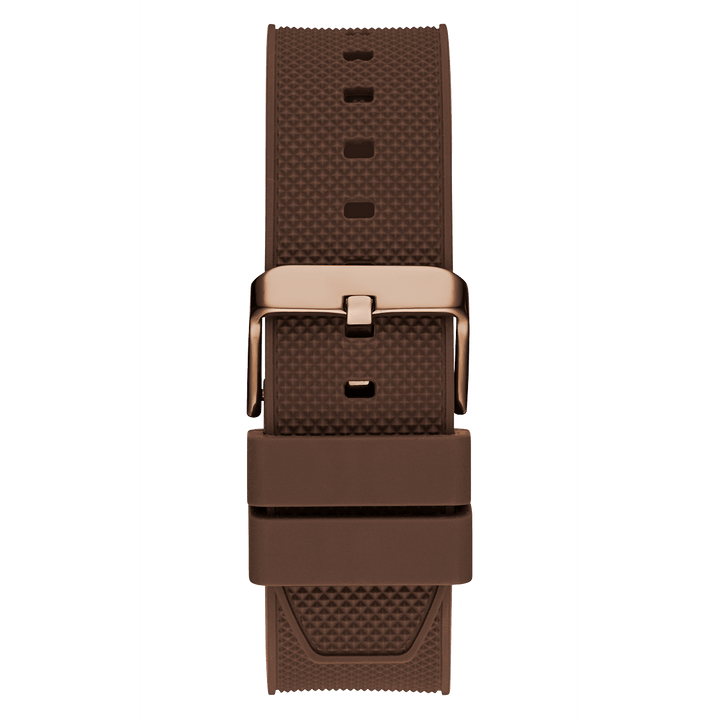 GUESS Mens Brown Coffee Multi-Function Watch