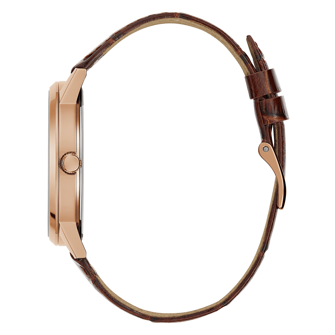 GUESS Mens Brown Coffee Analog Watch