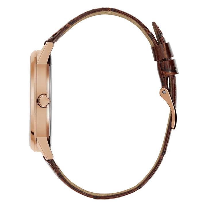 GUESS Mens Brown Coffee Analog Watch