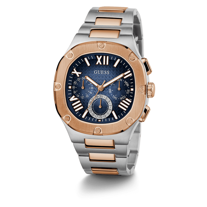 GUESS Mens 2-Tone Multi-Function Watch
