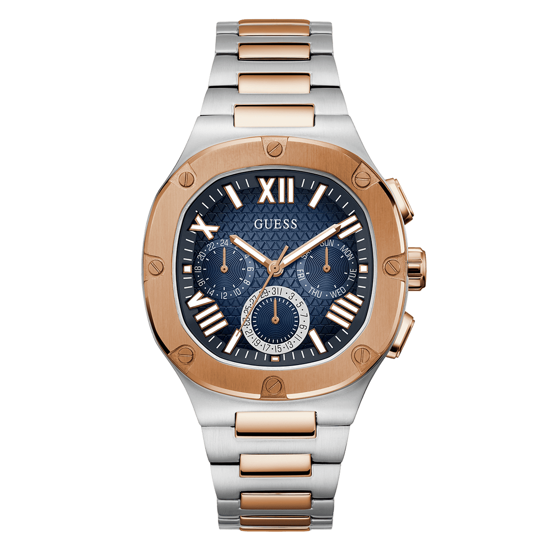 GUESS Mens 2-Tone Multi-Function Watch