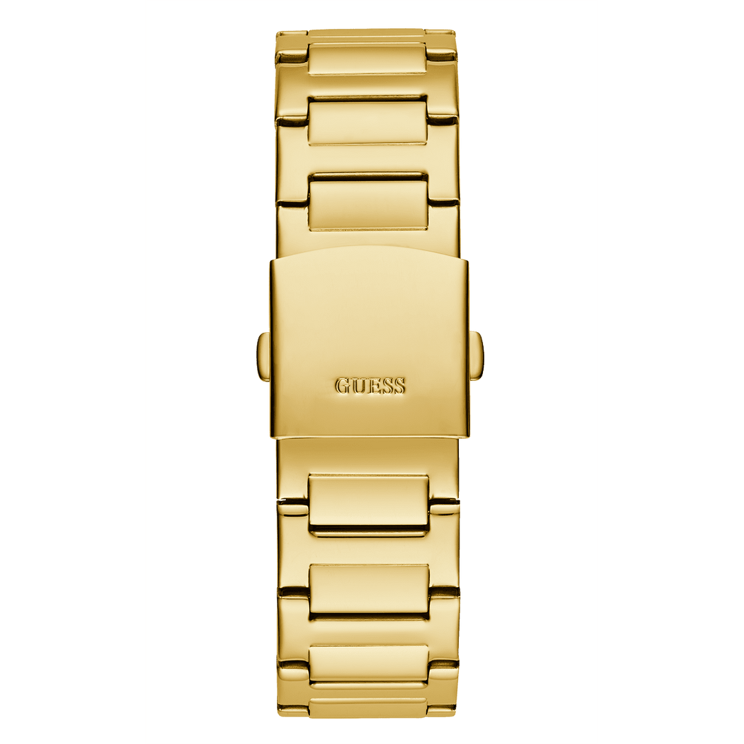 GUESS Mens Gold Tone Multi-Function Watch