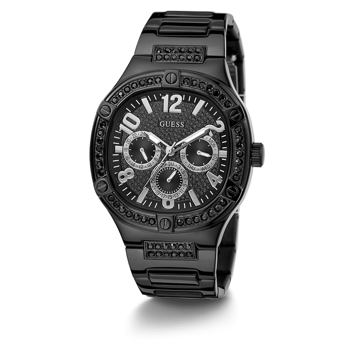 GUESS Mens Black Multi-Function Watch