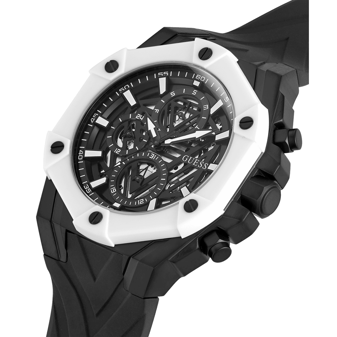 GUESS Mens Black Multi-Function Watch