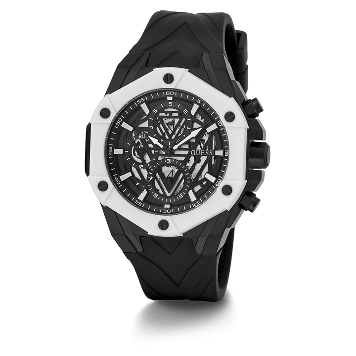 GUESS Mens Black Multi-Function Watch