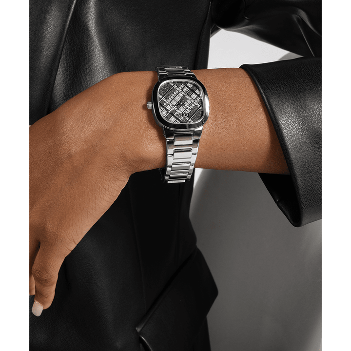 GUESS Ladies Silver Analog Watch