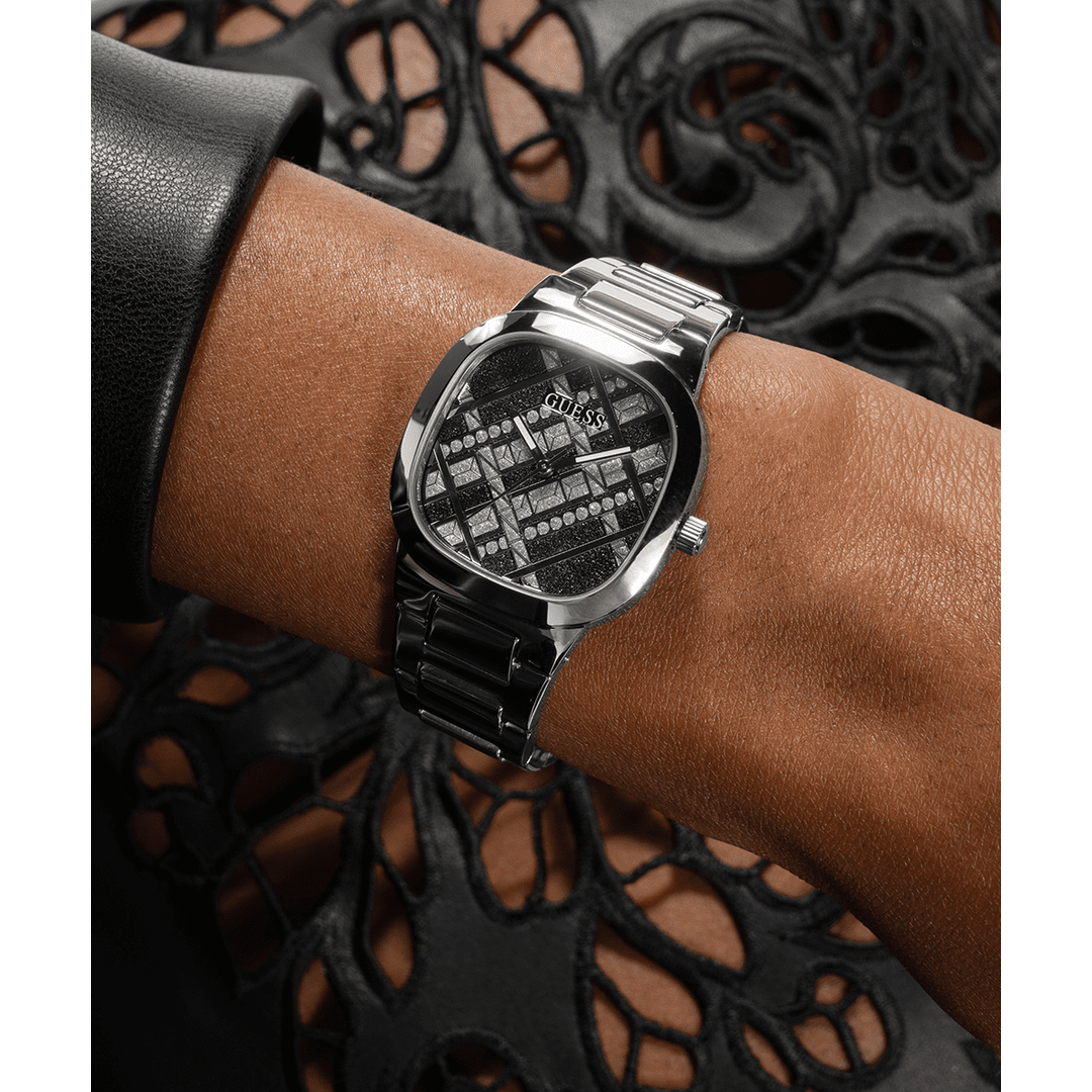 GUESS Ladies Silver Analog Watch