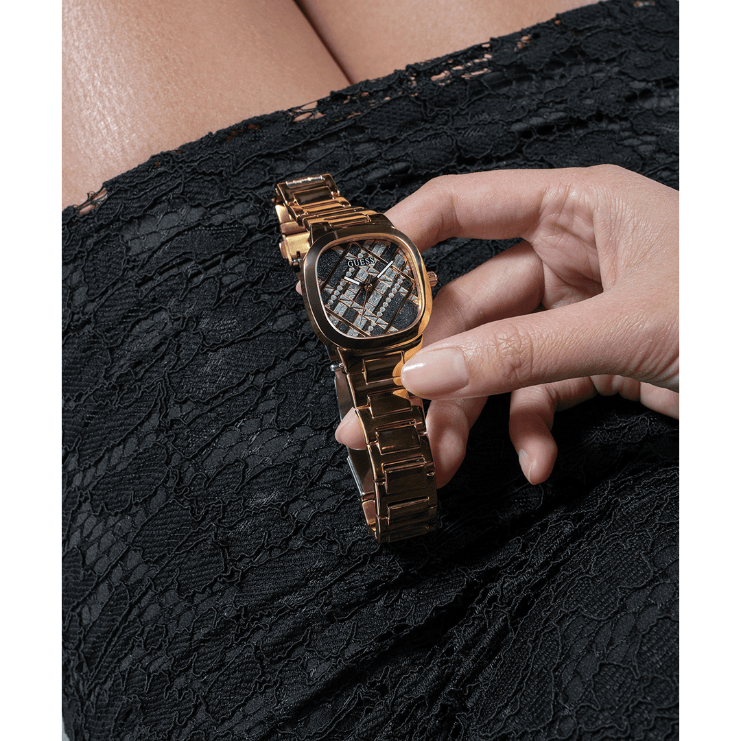 GUESS Ladies Gold Analog Watch