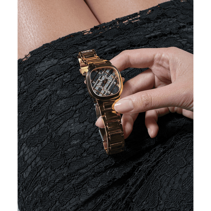 GUESS Ladies Gold Analog Watch