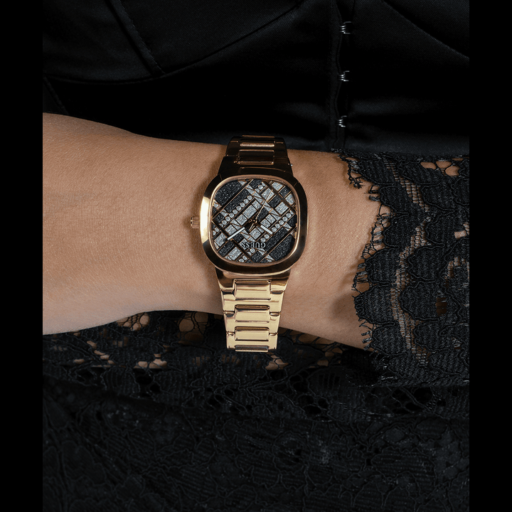 GUESS Ladies Gold Analog Watch