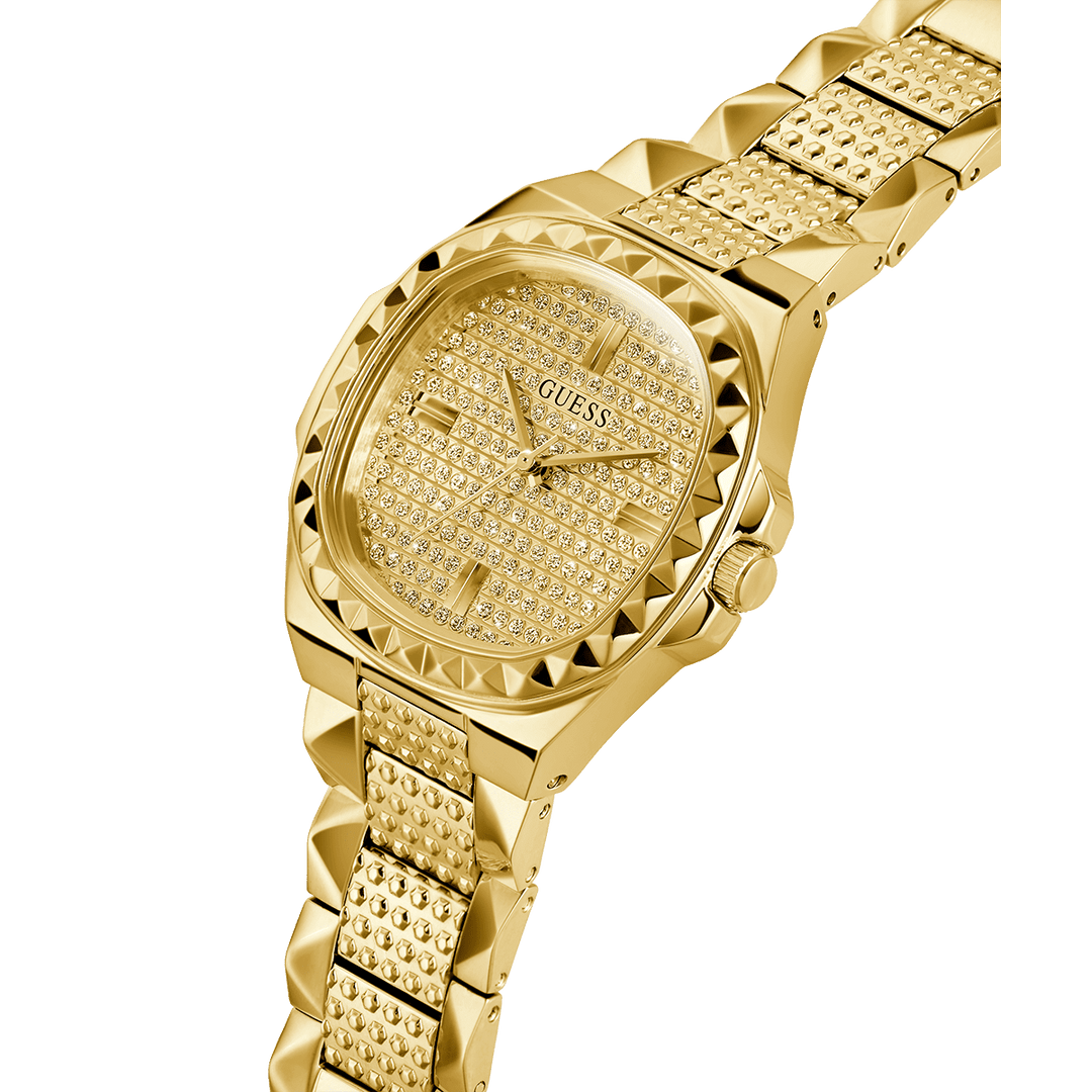 GUESS Ladies Gold Tone Analog Watch
