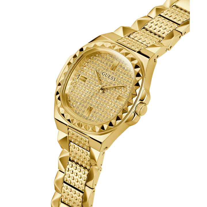 GUESS Ladies Gold Tone Analog Watch