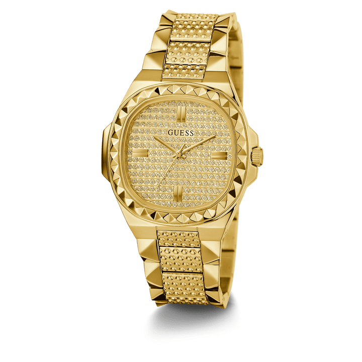 GUESS Ladies Gold Tone Analog Watch