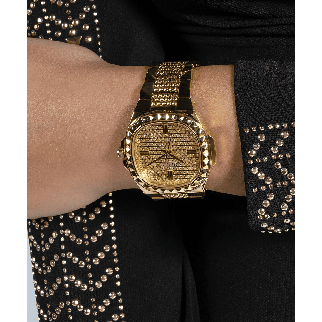 GUESS Ladies Gold Tone Analog Watch