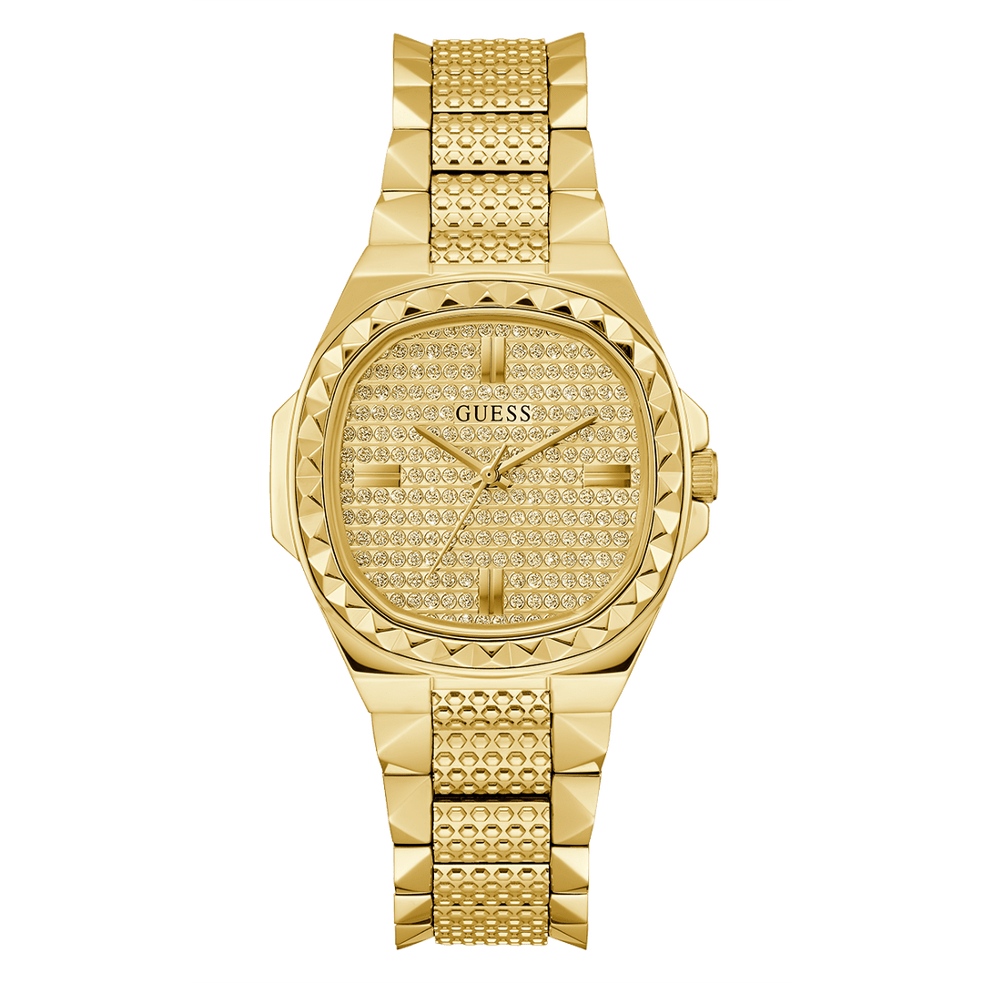 GUESS Ladies Gold Tone Analog Watch
