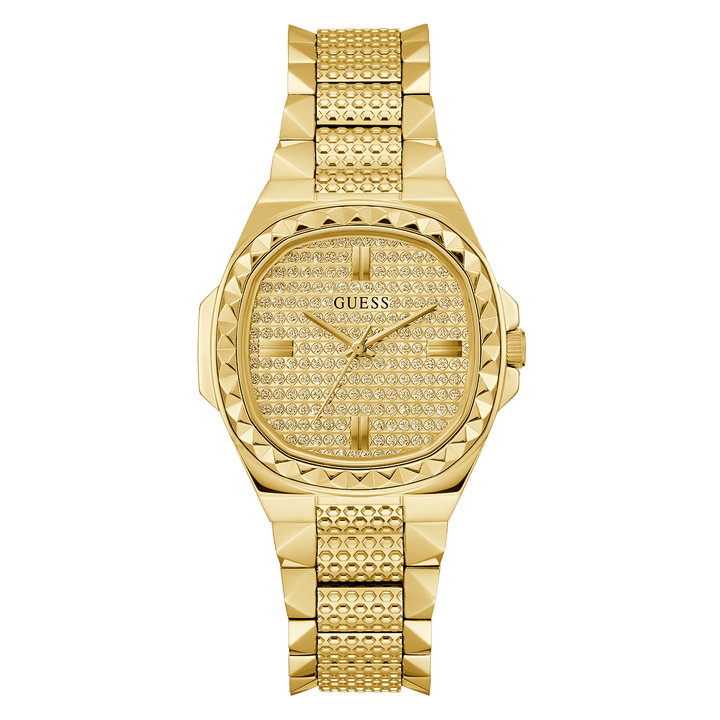 GUESS Ladies Gold Tone Analog Watch