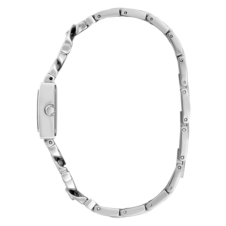 GUESS Ladies Silver Tone Silver Analog Watch