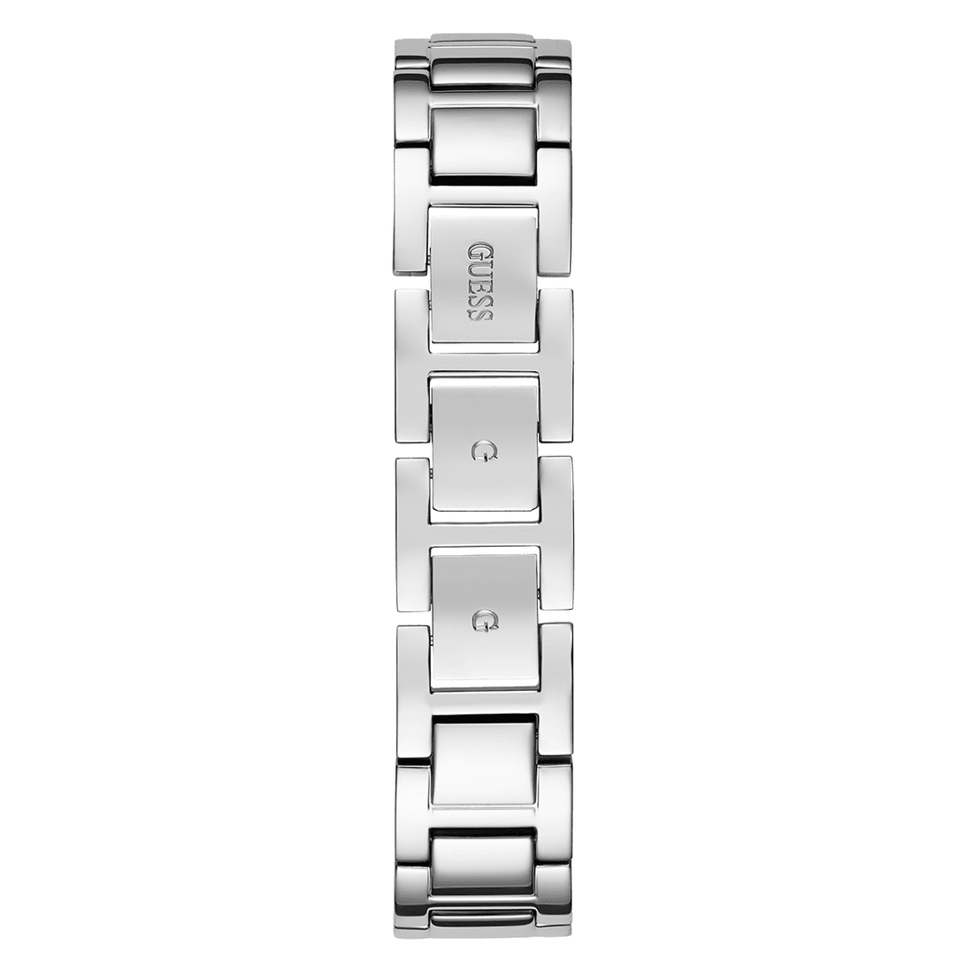 GUESS Ladies Silver Tone Silver Analog Watch